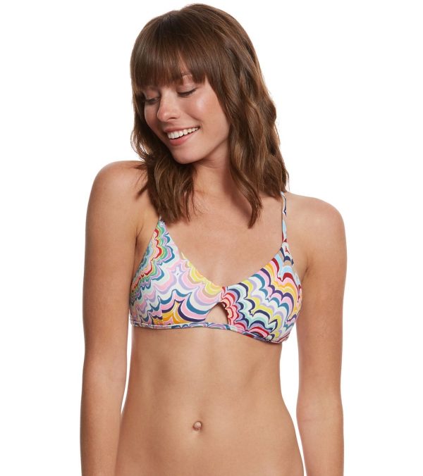 RVCA Kelsey Cross Back Bikini Top on Sale