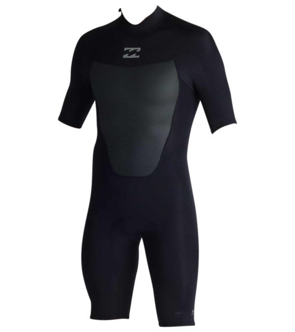 Billabong Men s 2mm Absolute Back Zip Short Sleeve Springsuit Wetsuit For Cheap - Image 3