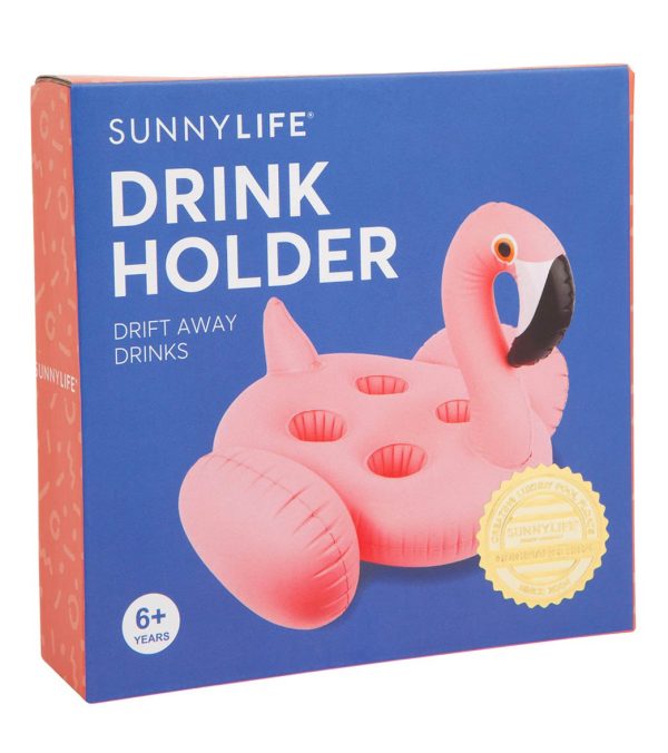 SunnyLife Inftlatable Drink Holder Flamingo on Sale - Image 3