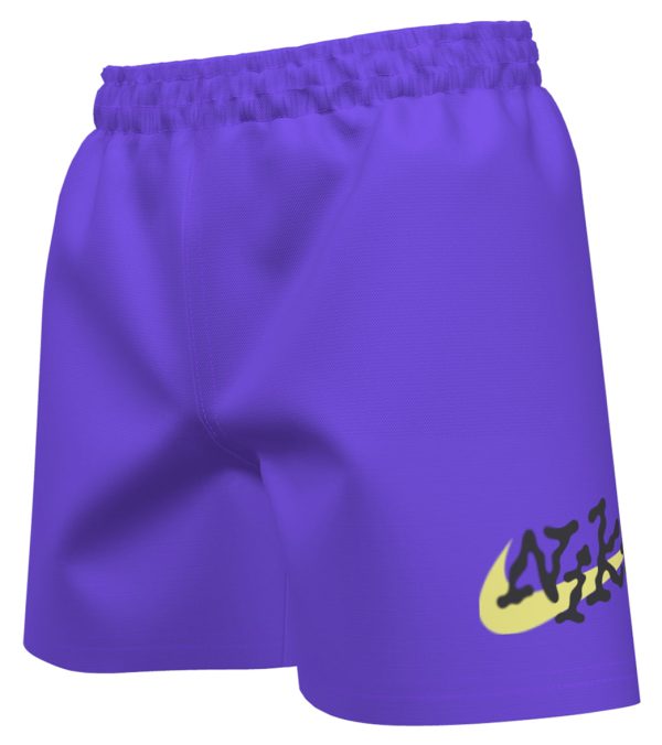 Nike Boys  4  Scribble Volley Short Swim Trunks (Big Kid) Online - Image 5