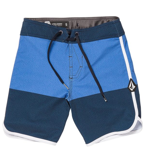 Volcom Boys  Mod Quarta Scallop Board Shorts (Toddler, Little Kid) Online - Image 4