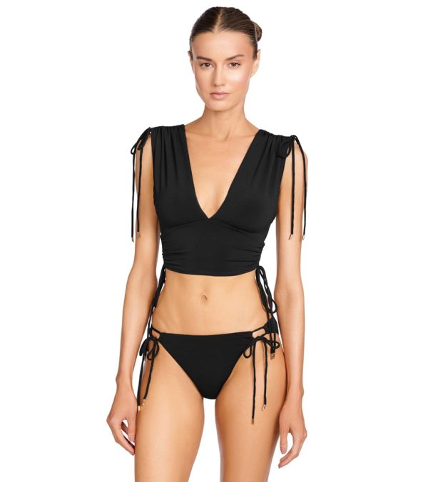 Robin Piccone Women s Aubrey V Plunge Tankini Top on Sale - Image 5