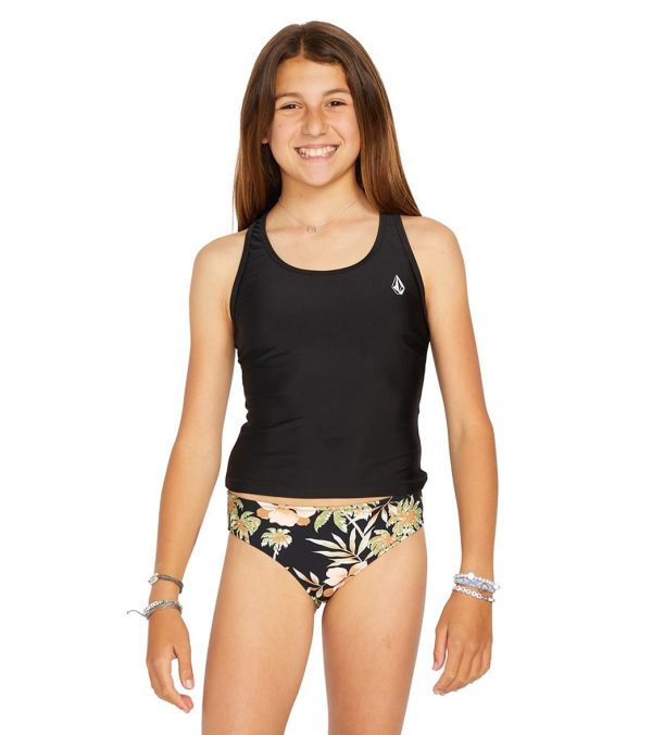 Volcom Girls  Simply Core Tankini Top (Little Kid, Big Kid) Cheap