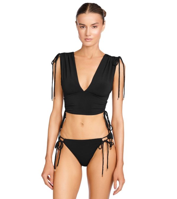 Robin Piccone Women s Aubrey V Plunge Tankini Top on Sale