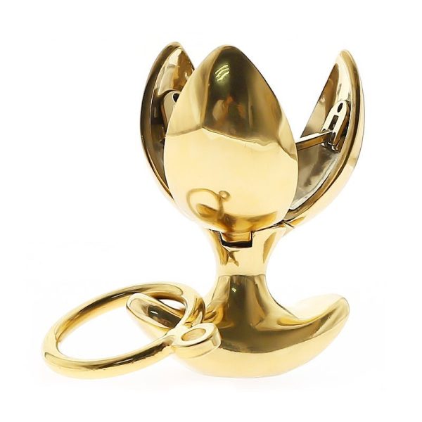 24K Gold Locking Butt Plug For Cheap - Image 3